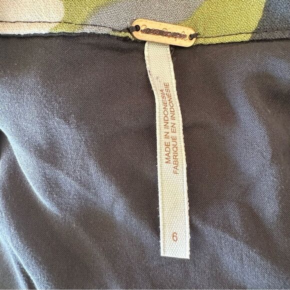 Free People Young Thing Maxi Mini Combo Wrap Skirt Women’s 6 Paisley Boho - Picture 8 of 10